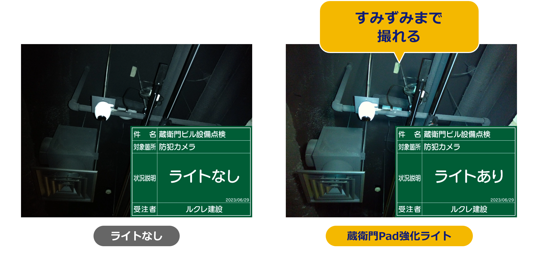 すみずみまで撮れる