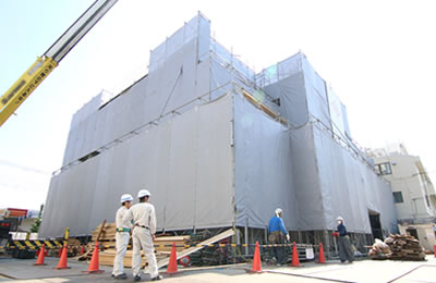 電子小黒板「蔵衛門Pad」を導入した東京都足立区の建設現場