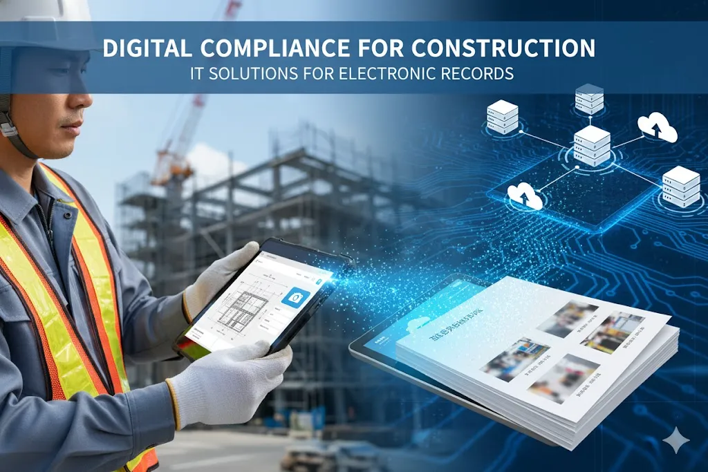 建設業の電子帳簿保存法対応とは？IT活用の進め方も解説