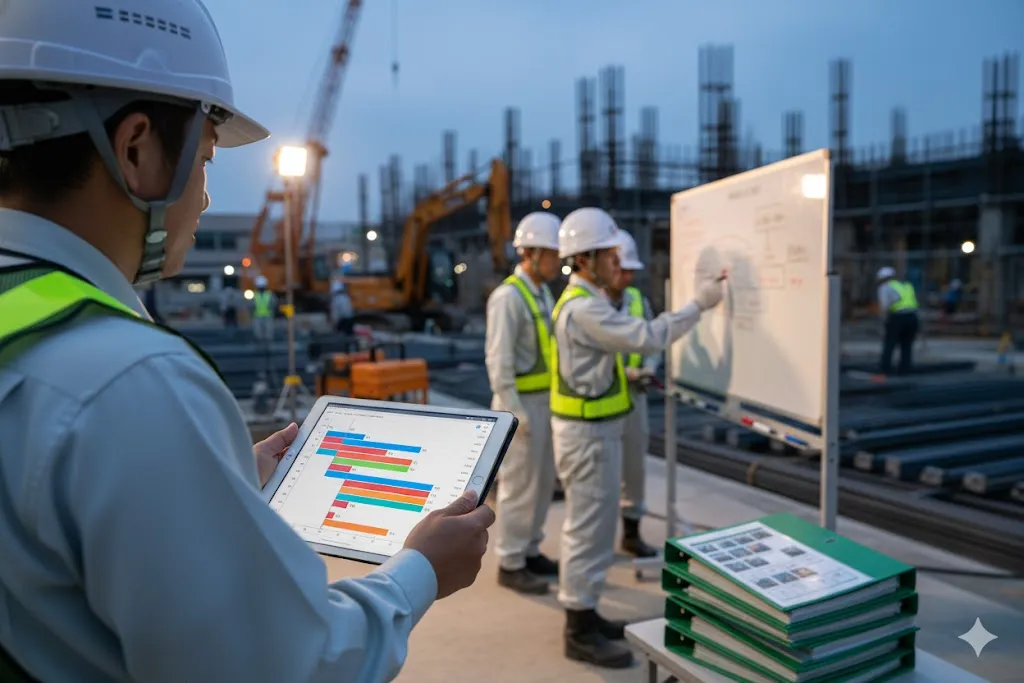 工程が乱れるのを防ぐには？現場の管理で押さえるべき要点を解説