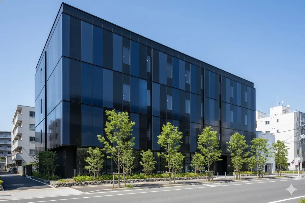 屋根や壁面と一体化した太陽光発電機能を持つ建材（BIPV）