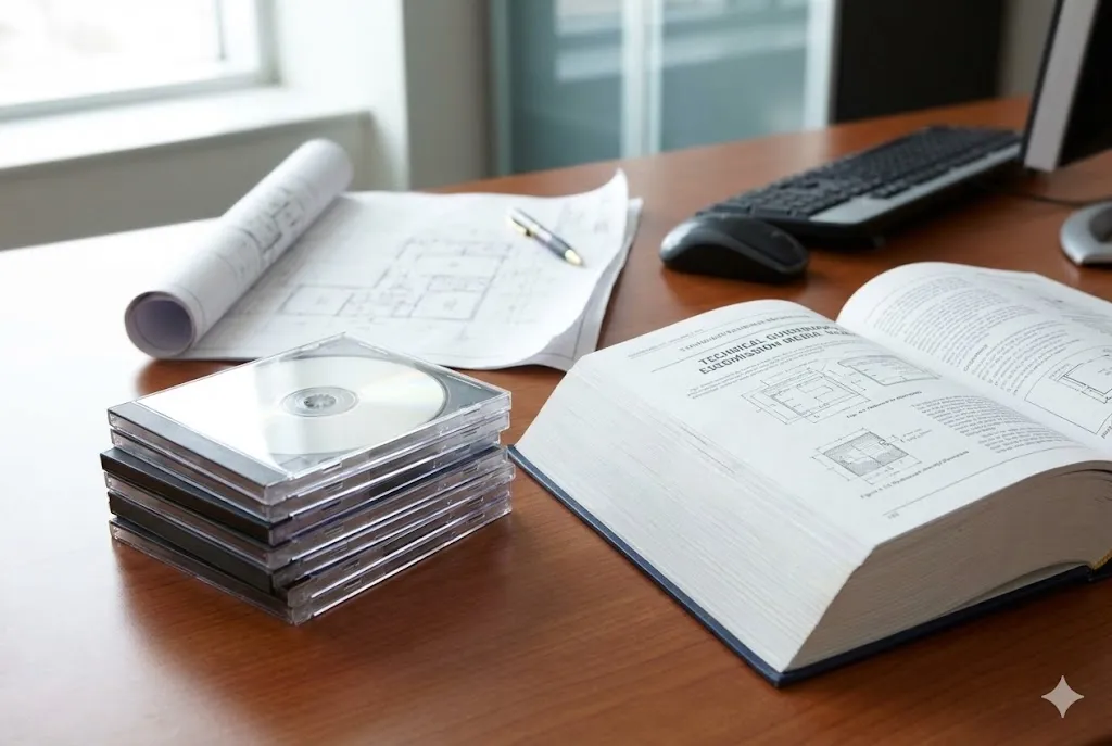 電子納品用の提出メディアとガイドライン資料