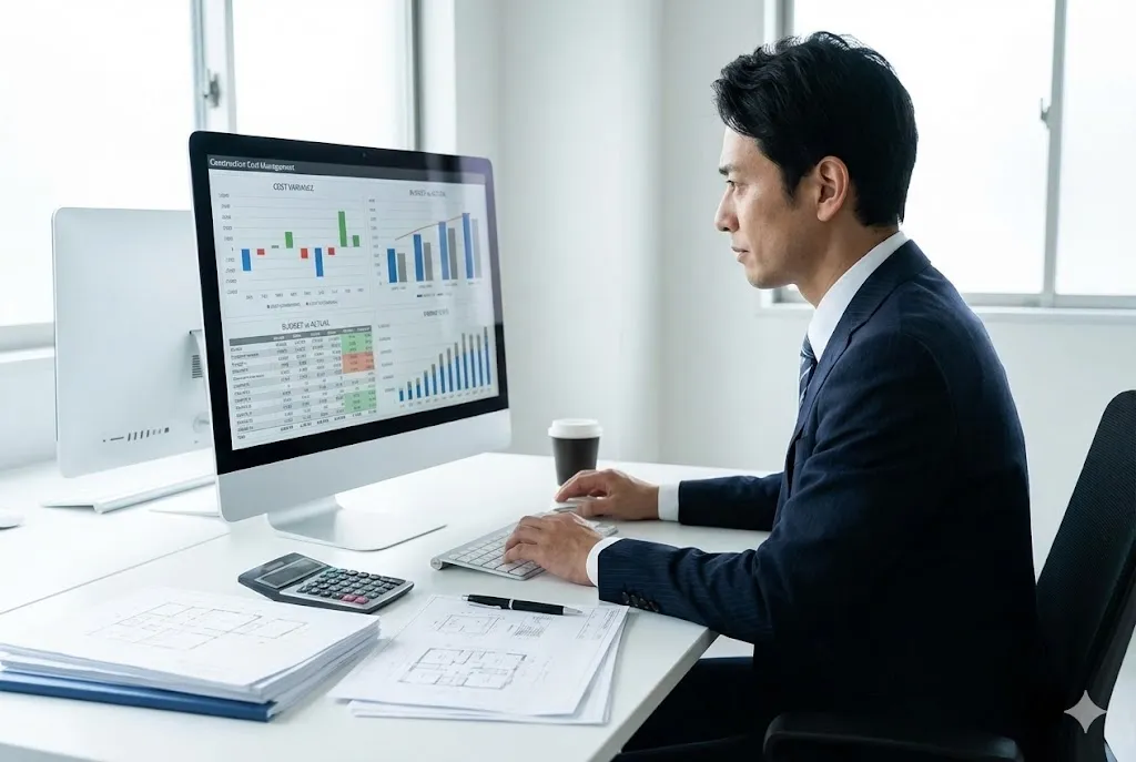 原価管理システムの操作イメージ