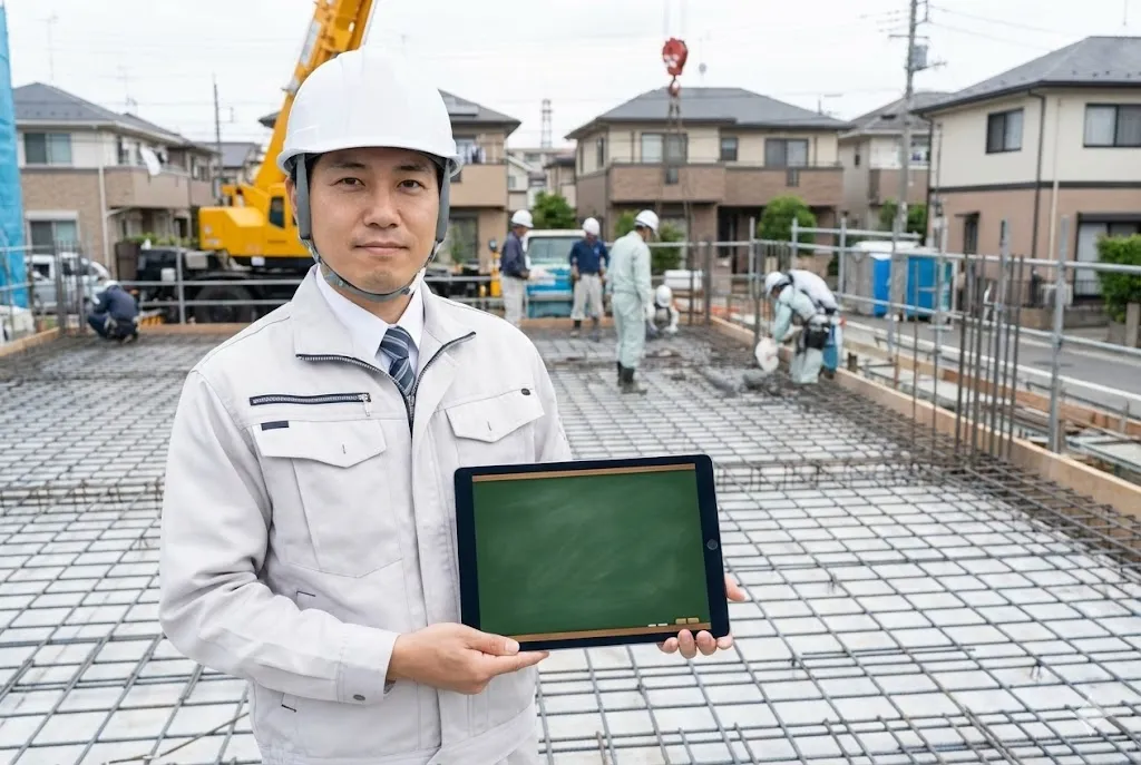 クラウド共有された工事写真をパソコンでダブルチェックする管理者