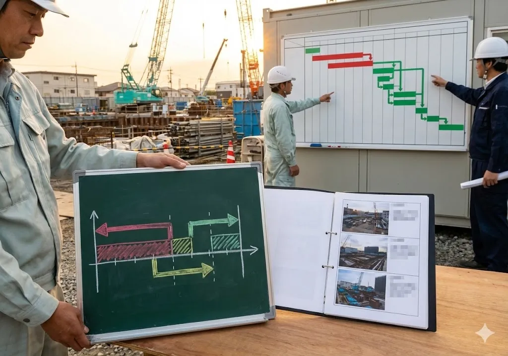 工程が遅れたときの巻き返し計画とは？関係者調整の進め方も解説
