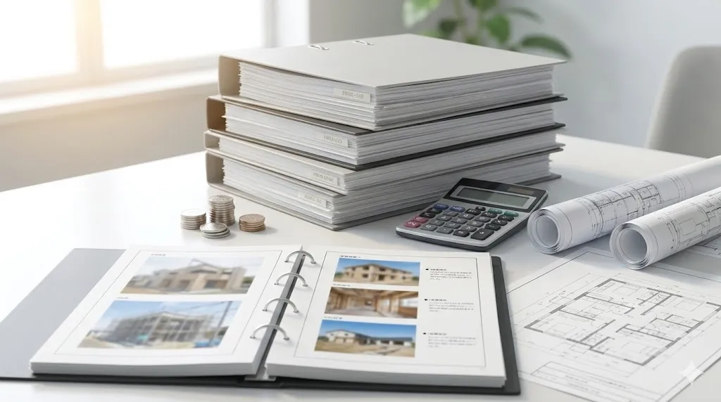 正確な書類管理と事務作業のイメージ