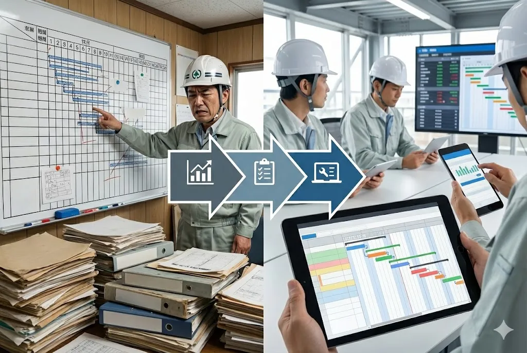 工程表が形骸化する理由とは？改善のための3ステップを解説