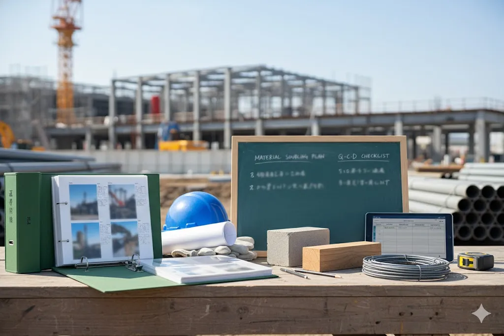 建設現場での資材選定とは？ポイントと注意点を解説