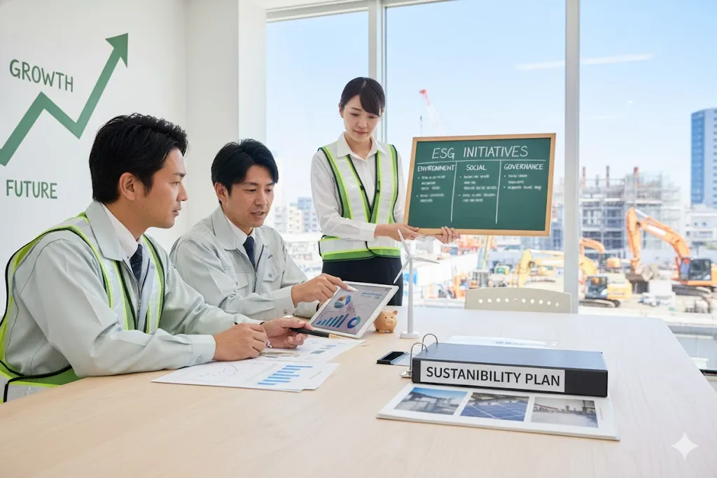 中小建設業が始めるサステナ対応とは？第一歩を紹介