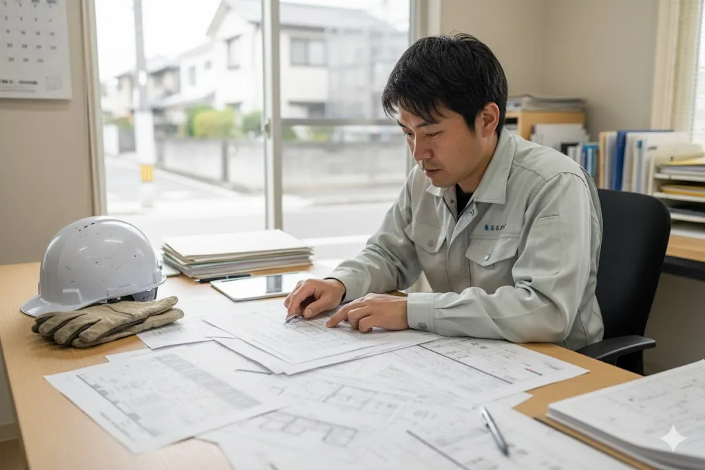 建設業の届出書類を確認する個人事業主