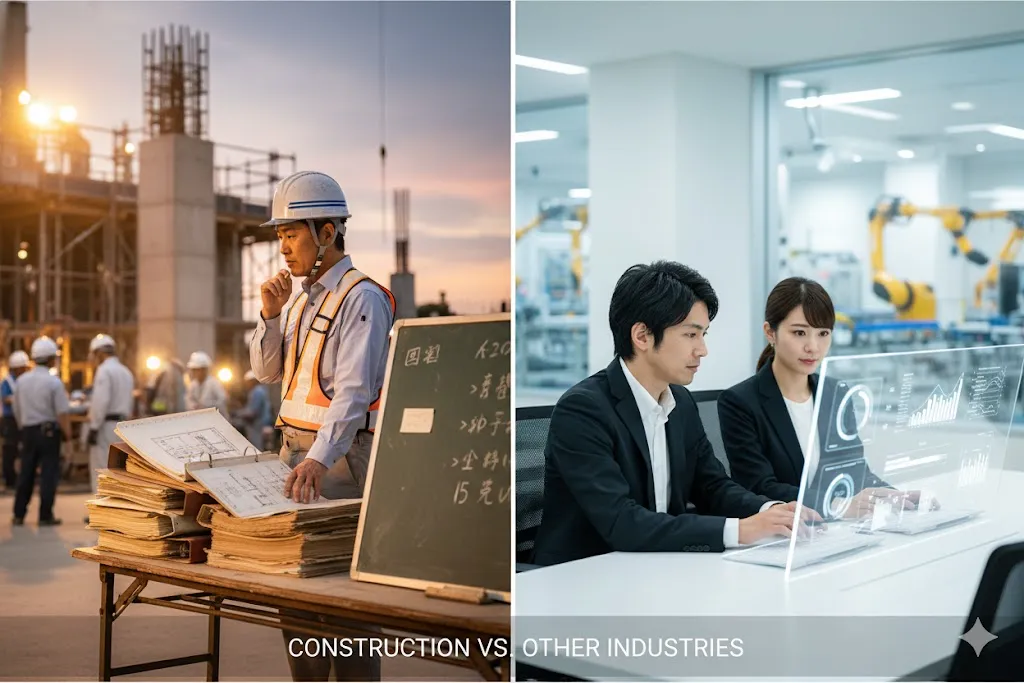 建設業の人事制度とは?他業界との違いを比較解説