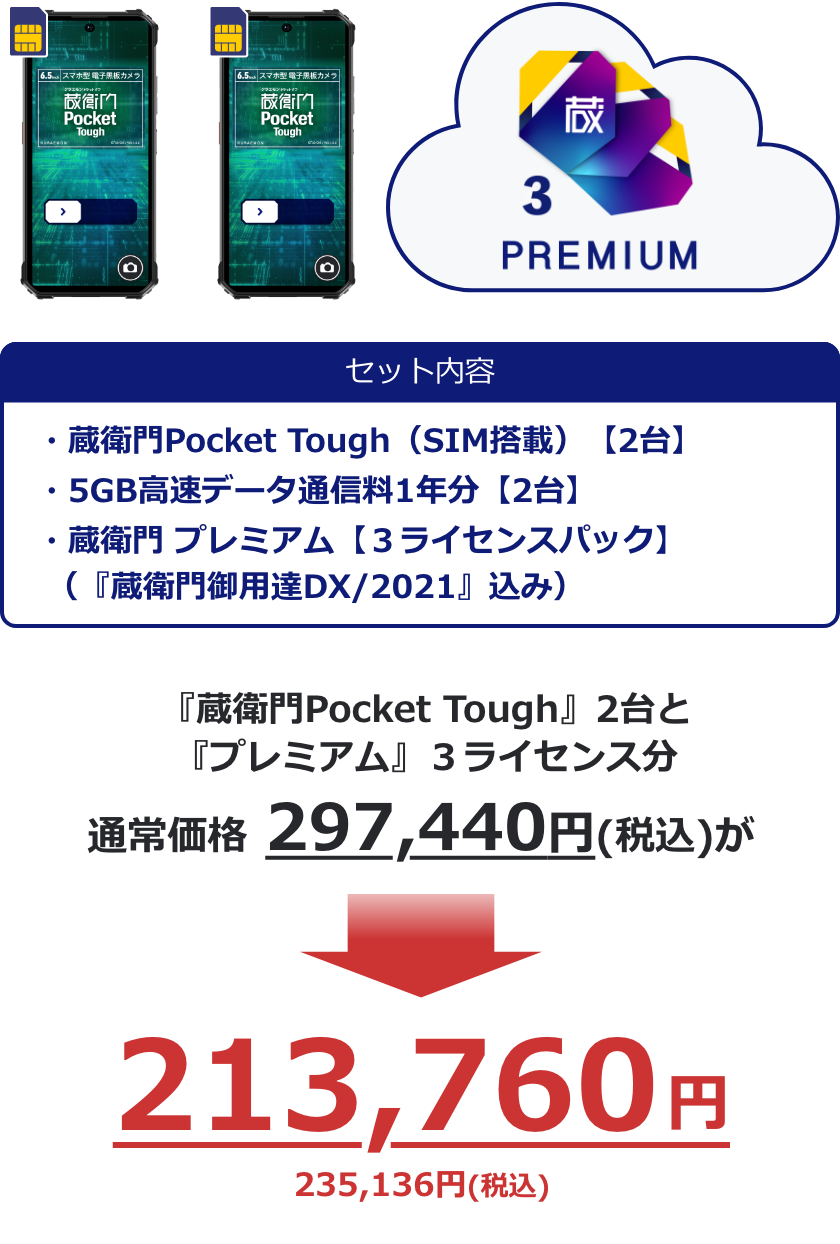 qPocket Tough 2Zbg̓e